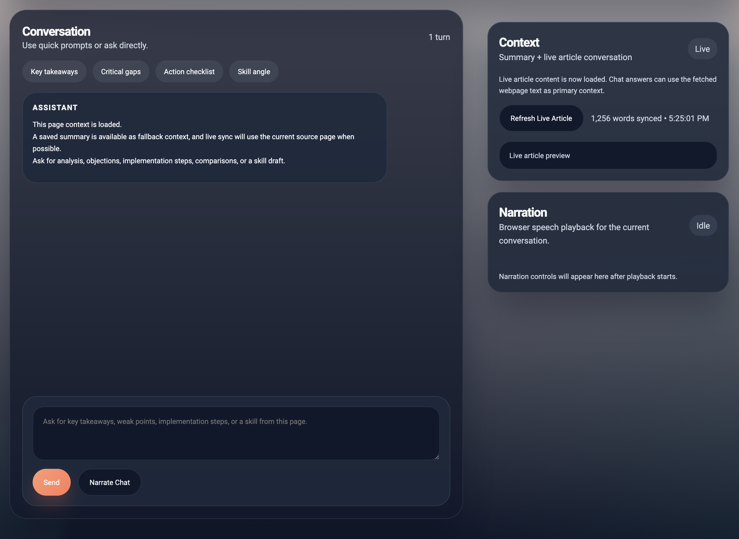 Source-grounded chat